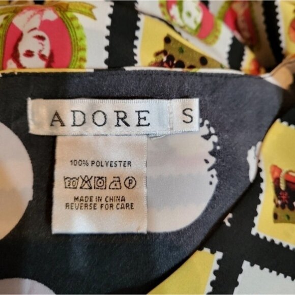 ADORE Top S Queen Crown Polka Dot Quirky Whimsical - Picture 5 of 5